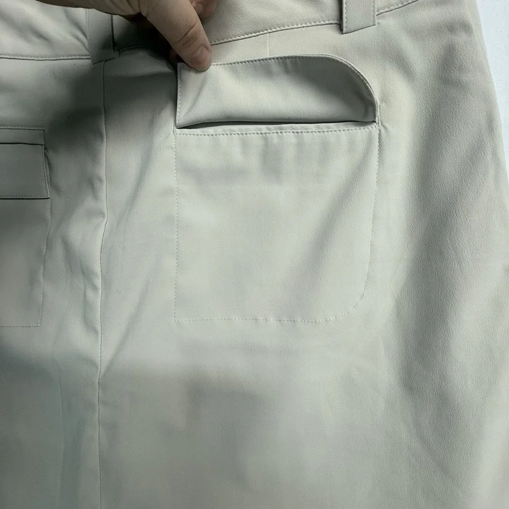 Nike Golf Skort Womens 10 Khaki Dri Fit Stretch Athletic Tennis Skirt - Picture 6 of 11